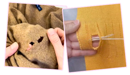 Remaillage de pull