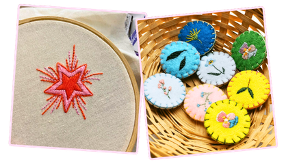 Broderie (patch & broche)
